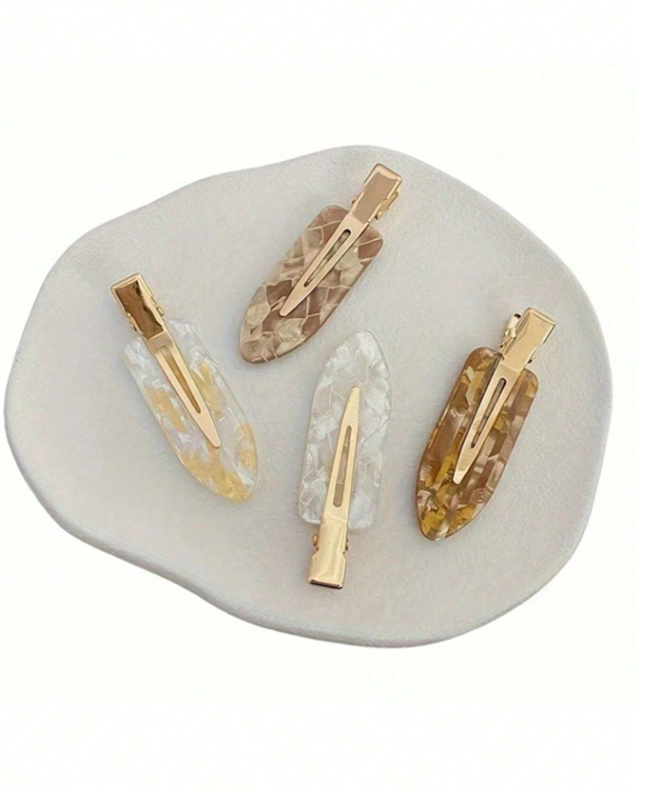 Hair Clips - Goddess Gold